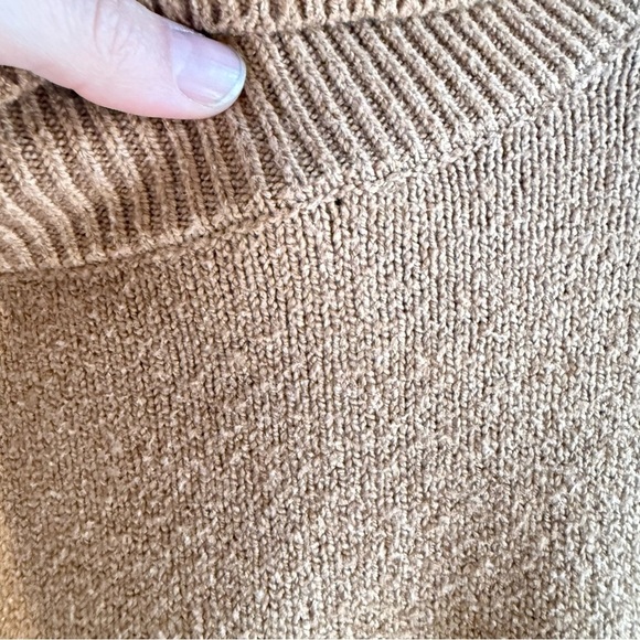 A New Day Camel Mockneck Sweater Size Large - Picture 5 of 8